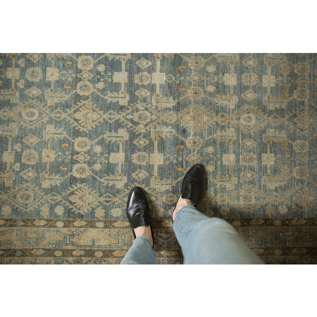 :: Allover repeating partial Herati design rendering with mahi-mahi elements scattered throughout. Meandering vine main...