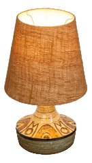 Ceramic Table Lamp by Søholm for Bornholmsk