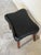 Wood Black Leather Teak Ottoman Danish Mid-Century Modern 1960s For Sale - Image 7 of 8