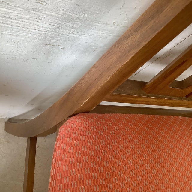 1960s Young Manufacturing Walnut High-Back Dining Chairs – Set of 6 For Sale - Image 13 of 18