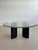 Coffee Table in Cast Glass and Travertine from Heinz Lilienthal, 1970 For Sale - Image 4 of 8