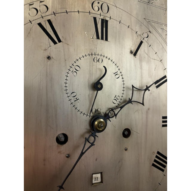 Georgian Mahogany Longcase Clock For Sale - Image 5 of 17