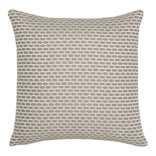 Schumacher Hickox Indoor & Outdoor 20" Pillow in Natural For Sale