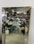 Vintage Venetian Mirror with Glass Frame and Embroidery, 1950s, in Very Good conditions. Designed 1950 to 1959