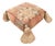 Vintage Fleur De Lis Wool Pouf For Sale