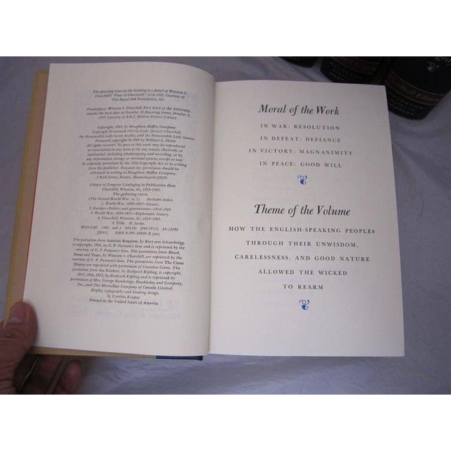 Blue "The Second World War, " Chartwell Edition by Winston Churchill For Sale - Image 8 of 10