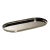 Perpignan Versatile Oblong Polished Steel Tray, Small, Gold For Sale
