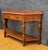 Brown Spanish Oak Console Table With Drawer and Shelf, 20th Century For Sale - Image 8 of 14