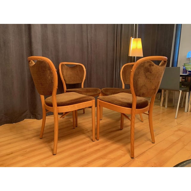 Brown Chairs from Spahn Stadtlohn, Germany, 1970s, Set of 4 For Sale - Image 8 of 16