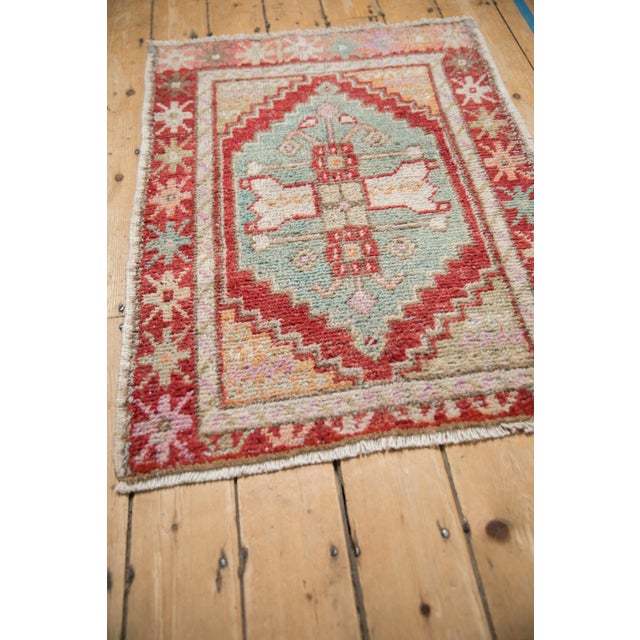 1950s Vintage Distressed Oushak Rug - 2'6" x 3'7" For Sale - Image 5 of 9