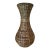 Vintage 22” Natural Woven Seagrass Vase For Sale