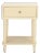 Siobhan Accent Table with Storage Drawer in Vanilla For Sale