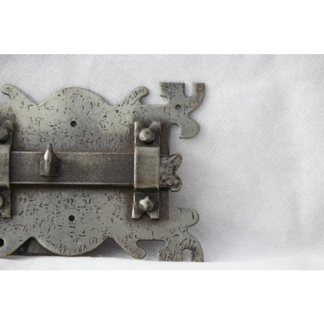 Wrought Iron Door Lock, 1950s For Sale - Image 16 of 18