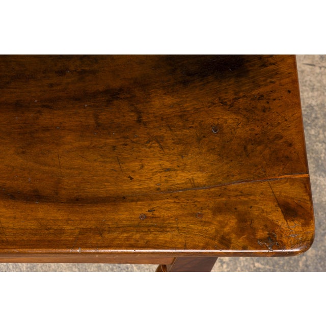 Mid-19th Century French Louis Philippe Walnut Writing Table With Three Drawers For Sale In New York - Image 6 of 18