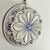 Bordallo Pinheiro Vintage Blue and White Ceramic Flower Wall Mold For Sale - Image 4 of 6