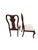 Wood 1990s Pair Thomasville Collectors Cherry Queen Ann Dining Room Side Chairs For Sale - Image 7 of 11
