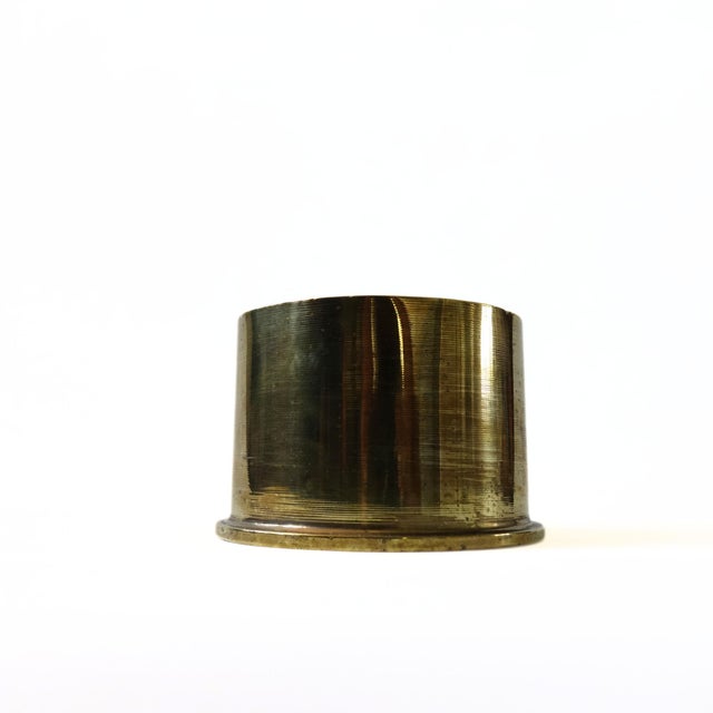 Vintage Small Grenade Case with Original Engravings from C.P.R., 1916 For Sale - Image 6 of 6