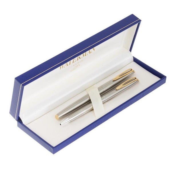 Vintage Waterman Pen Set, Set of 2 For Sale - Image 6 of 6