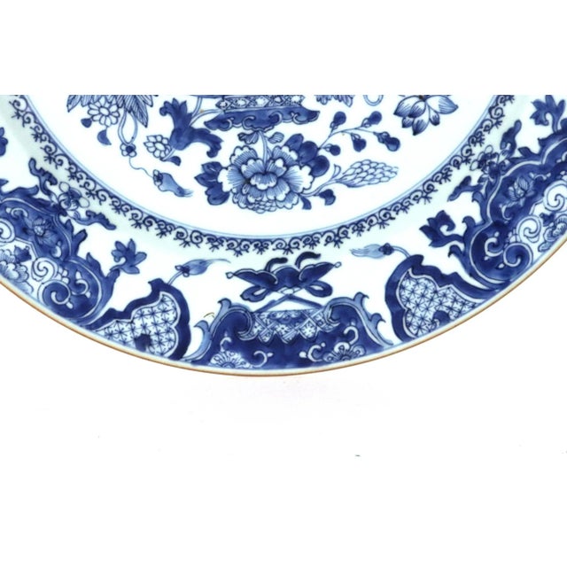 Mid 18th Century Chinese Export Porcelain Underglaze Blue Dish, Circa 1775 For Sale - Image 5 of 7