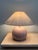 Vintage Italian Iridiscent Pink Ceramic Table Lamp, 1970s For Sale - Image 9 of 9