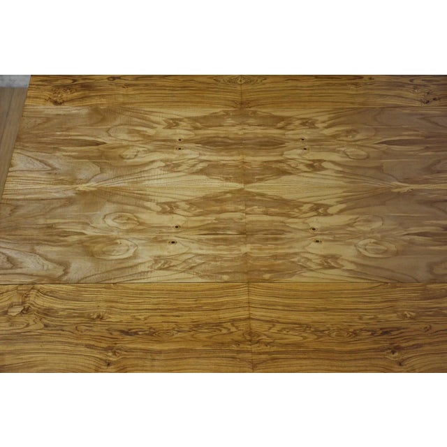 Metal Roger Sprunger for Dunbar Chrome Dining Table For Sale - Image 7 of 11