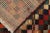 Textile 1950s Vintage Gabbeh Tribal Rug in Polychromatic Geometric Pattern For Sale - Image 7 of 8