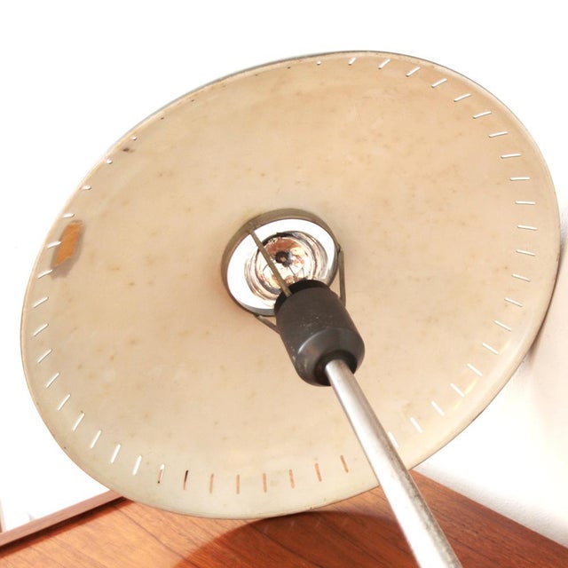 Mid-Century Modern Black Table Lamp by Louis Kalff for Philips, 1950s For Sale - Image 3 of 12