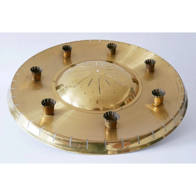 Gold Mid-Century Ceiling Lamp, 1950s For Sale - Image 8 of 18