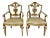 Early 20th Century Prince of Wales Style Arm Chairs - a Pair For Sale