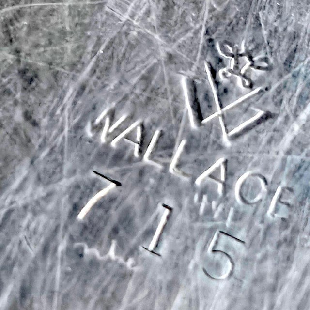 Mid 20th Century Wallace Silver-Plate Poppy Platter Model 715 For Sale - Image 16 of 16