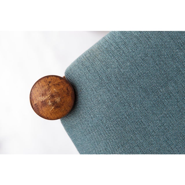 Mid-Century Modern Oak Dining Chairs, Germany, 1960s, Set of 5 For Sale - Image 9 of 10