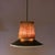 Hanging Lamps in Wicker, Black Metal, and Glass, 1950s, Set of 2 For Sale - Image 5 of 8
