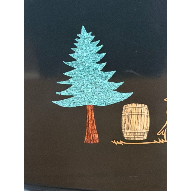 Rare Dartmouth College Mid-Century Custom Couroc Tray For Sale In Boston - Image 6 of 13