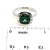 Metal Natural Solitaire Tourmaline Ring 6.5 14k W Gold 2.25 TCW Certified For Sale - Image 7 of 13