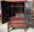 Vintage Rustic Chinese Painted Cabinet For Sale - Image 4 of 10