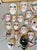 Contemporary Vintage Mardi Gras Style Face Mask Wall Art Collection of 35 For Sale - Image 3 of 11