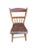 A 19th Century Early American Style Maple Ladder and spindle Back Plank Side Chair. Will make a nice addition to your...