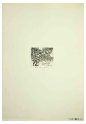 Unknown, The Death of Franco, Original Etching, 1978