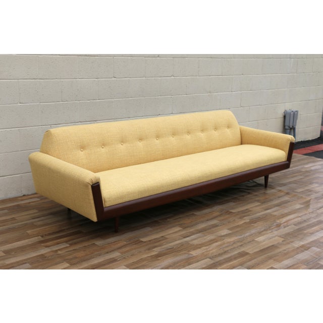 1960s Mid-Century Modern Adrian Pearsall Style Walnut Sofa, Circa 1960s For Sale - Image 5 of 18