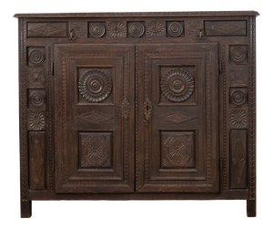 Vintage Oak Sideboard, 1950s