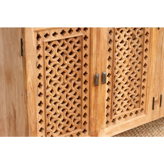 Monumental 105" Long Geometric Sideboard For Sale - Image 9 of 13