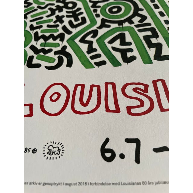 Keith Haring Keith Haring (1958-1990), Homo Decorans, 1985, Anniversary Poster Louisiana Archive, 2018, Printed in Denmark For Sale - Image 4 of 10