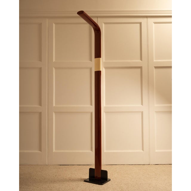 Lacquered Floor Lamp, 1970s For Sale - Image 4 of 7