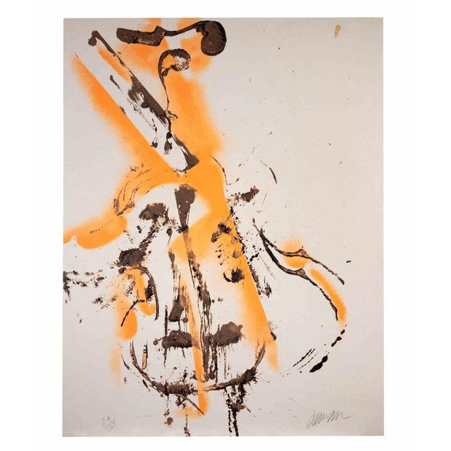 Opus II is a contemporary artwork realized by Fernandez Arman in 1973 Mixed colored Screen Print. The artwork is from the...