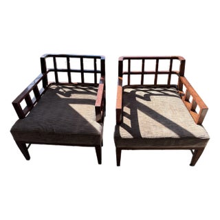 Dessin Fournir Therien Studio Workshop Lattice Chair (Two) For Sale