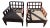 Dessin Fournir Therien Studio Workshop Lattice Chair (Two) For Sale