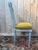 Yellow Louis XVI Chairs in Wood and Mustard Velvet For Sale - Image 8 of 10