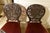 19th Century Set of Four Anglo Indian Rosewood Carved Side Chairs For Sale - Image 4 of 5