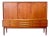 Danish Tall Sideboard / Highboard With Bow Front Drawers in the Style of Arne Vodder For Sale
