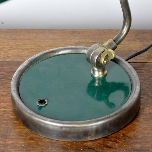 Green Vintage Table Lamp by Christian Dell, 1930s For Sale - Image 8 of 10